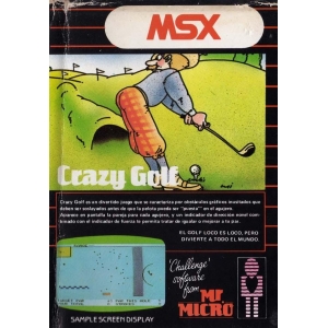 Crazy Golf (1984, MSX, Mr. Micro)