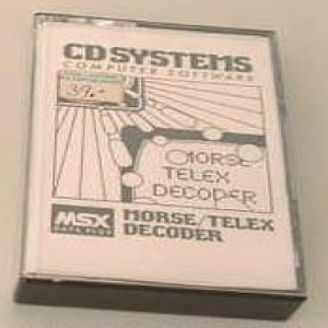 Morse/Telex Decoder (1985, MSX, CD Systems)