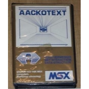 Aackotext (1984, MSX, The Bytebusters)