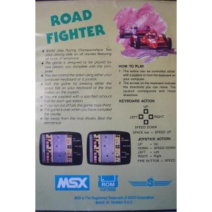 Road Fighter (1985, MSX, Konami)