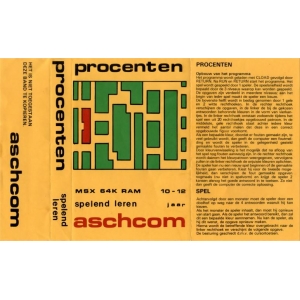 Procenten (1985, MSX, Aschcom)