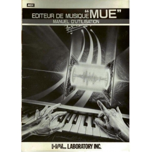 Music Editor MUE (1984, MSX, HAL Laboratory)