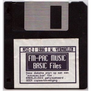 FM-PAC MUSIC BASIC Files (1996, MSX2, W. Vermaelen)