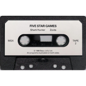 Five 5-Star Games (1987, MSX, Beau Jolly)