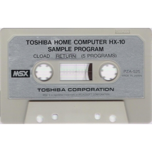 Toshiba Home Computer HX-10 Sample Program (1984, MSX, Toshiba)