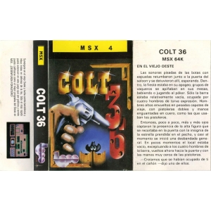 Colt 36 (1987, MSX, Topo Soft)