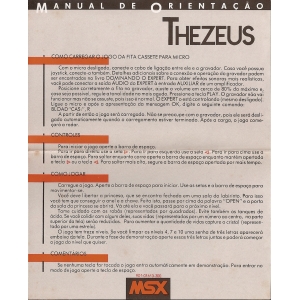 Iligks Episode One - Theseus (1984, MSX, ASCII Corporation)