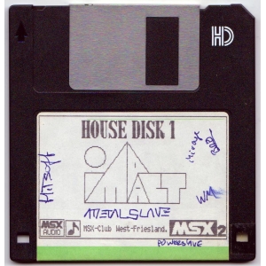 House disk 1 (1992, MSX2, Impact Den Haag)