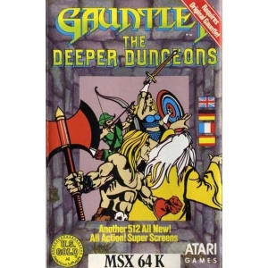 Gauntlet - The Deeper Dungeons (1986, MSX, US Gold, Gremlin Graphics, Atari Games)