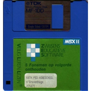 Veilig Leren Lezen - Programma 5 (1987, MSX2, Zwijsens Educatieve Software)