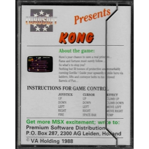 Kong (1988, MSX, Eurosoft)