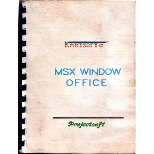 MSX-WINDOW-OFFICE (1990, MSX, Kakisoft)