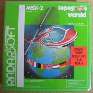 Topografie Wereld (1986, MSX, MSX2, Radarsoft)