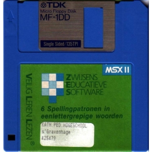 Veilig Leren Lezen - Programma 6 (1987, MSX2, Zwijsens Educatieve Software)