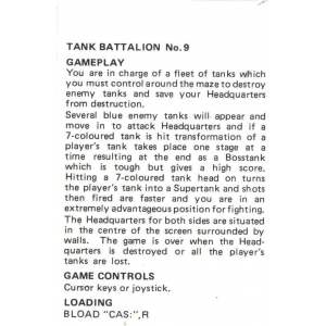 Tank Battalion (1984, MSX, NAMCO)