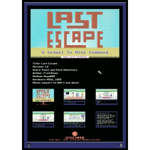 Last Escape (2023, MSX, MSX2, Fred Rique)