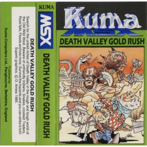 Death Valley Gold Rush (1984, MSX, AA Software)