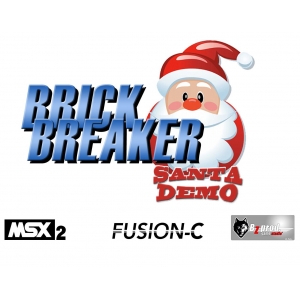 Brick Breaker Santa Demo (2018, MSX2, BZ Prod Game Studio)