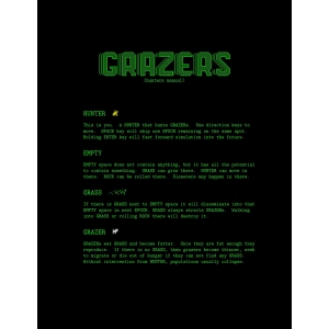 Grazers (2024, MSX, Artūrs Grebstelis)