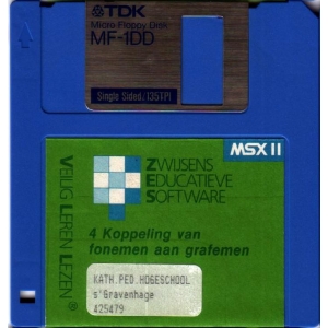 Veilig Leren Lezen - Programma 4 (1987, MSX2, Zwijsens Educatieve Software)