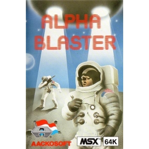 Alpha Blaster (1984, MSX, Aackosoft, Livewire)