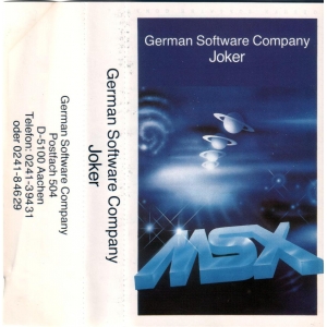 Joker (MSX, German Soft)