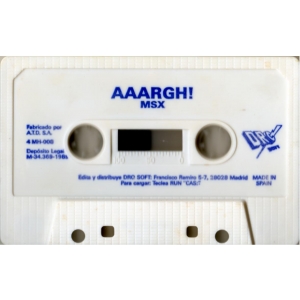 Aaargh! (1989, MSX, Melbourne House, Binary Design, Ltd)