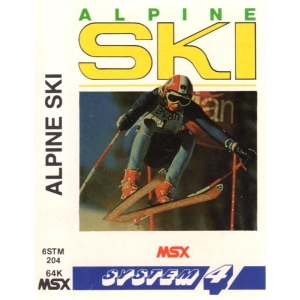 Alpine Ski (1987, MSX, Double Brain!)
