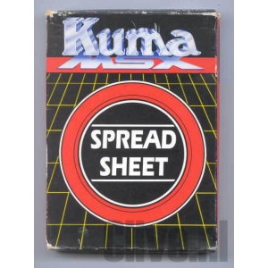 Spreadsheet (1985, MSX, Kuma Computers)