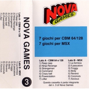 Nova Games #03 (1986, MSX, Editions Fermont)
