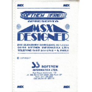 MSX Designer (MSX, Softnew Informatica)