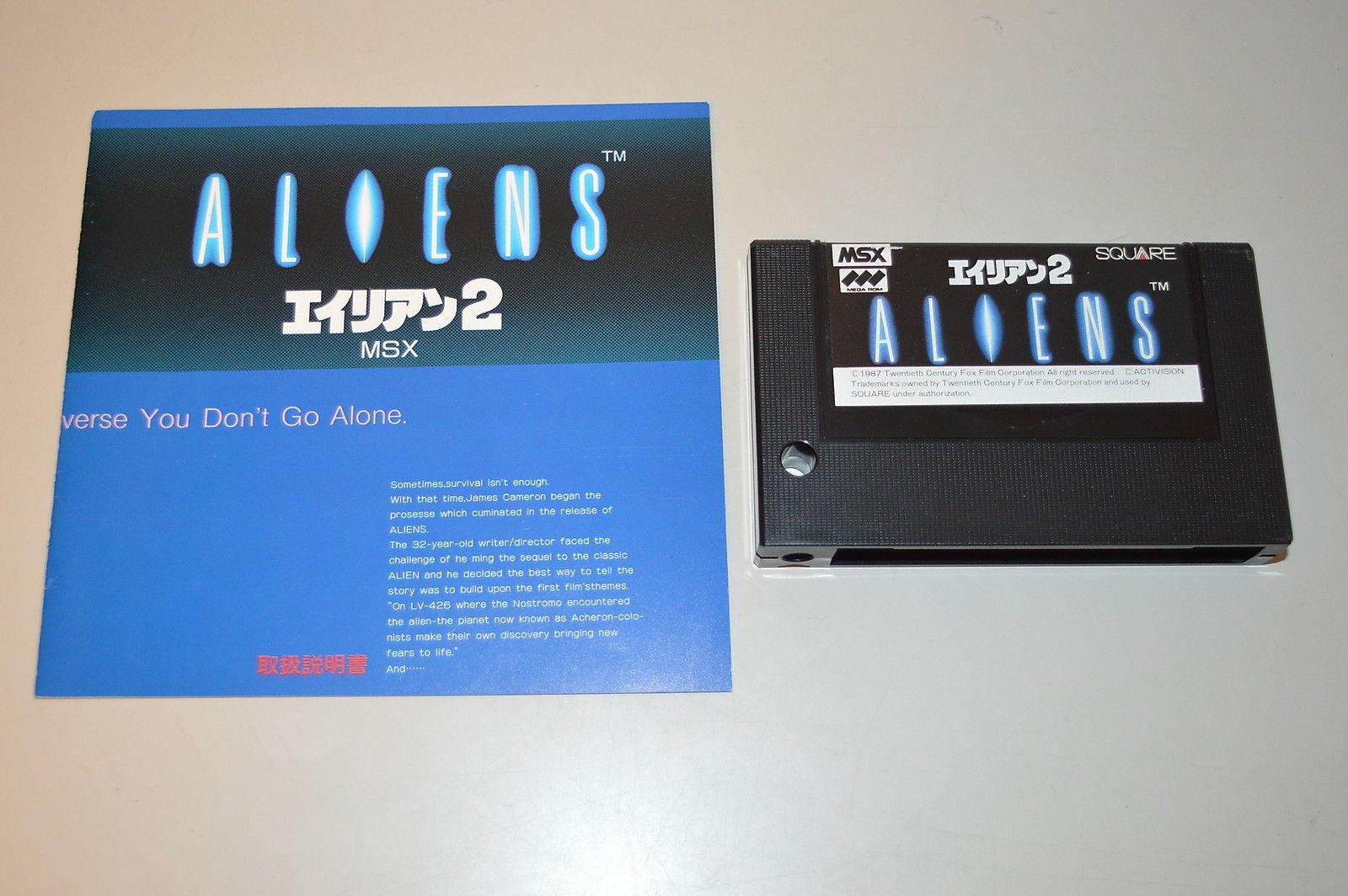 Aliens: Alien 2 (1987, MSX, Square) | Releases | Generation MSX