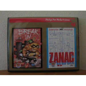 Serie Oro: Zanac / Break In (1988, MSX, Philips Spain)