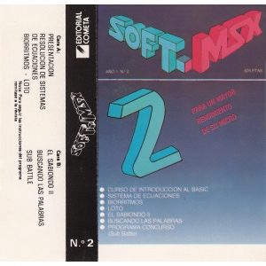 Soft MSX Nº2 (1985, MSX, Editorial Cometa)