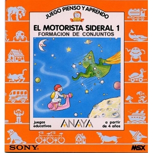 El Motorista Sideral 1 - Formación de Conjuntos (1986, MSX, Anaya Multimedia)