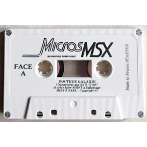 Docteur Galaxie (1986, MSX, Micros MSX, Frédéric Puteaux)