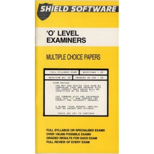Physics 'O' Level Examiner (1984, MSX, Shield Software)
