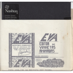 E.V.A. - Editor de Vinhetas Animadas (1989, MSX, Newsoft)