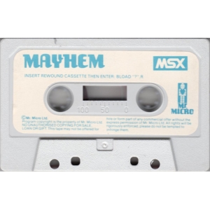 Mayhem (1985, MSX, Mr. Micro)
