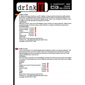 Drink It (2006, MSX, Crappysoft)