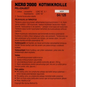 Nero 2000 (1987, MSX, Bio-Syntax)
