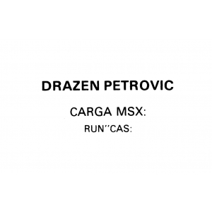 Drazen Petrovic Basket (1989, MSX, Topo Soft)