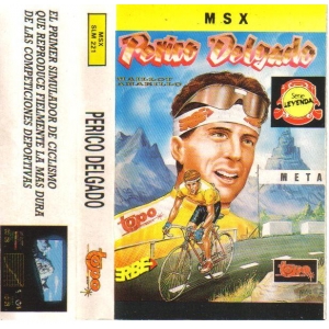 Perico Delgado Maillot Amarillo (1989, MSX, Topo Soft)