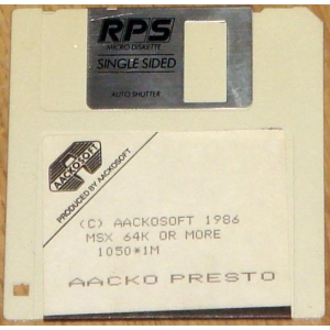 Aacko Presto (1986, MSX, MSX2, The Bytebusters)