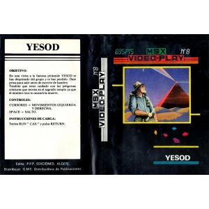 Yesod (1987, MSX, A.G.D., Unicornio Soft)