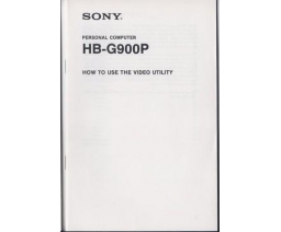 Sony - HB-G900