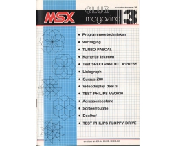 MSX Club Magazine 03 - MSX Club België/Nederland