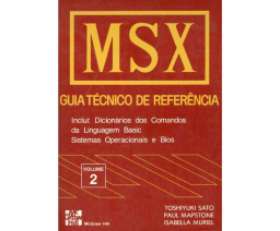 MSX Guia Técnico de Referência Volume 2 - McGraw-Hill