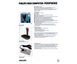 Philips MSX Computer - Peripherie - Philips Germany