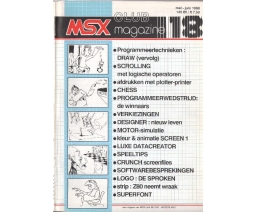 MSX Club Magazine 18 - MSX Club België/Nederland